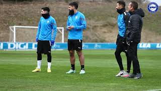 ENTRENAMIENTO  Seguimiento a Asier Villalibre  31 de enero  Deportivo Alavés [upl. by Tatianna403]