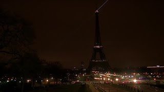 Lights out early for Eiffel Tower to save energy [upl. by Uball723]