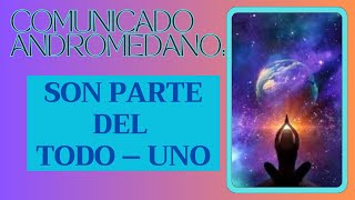 COMUNICADO ANDROMEDANO SON PARTE DEL TODO UNO [upl. by Ahsirtal]