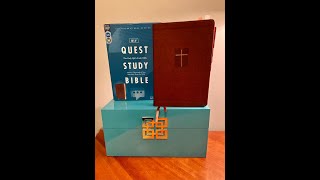 The Quest Study Bible and Artisan Collection Bible in NIV [upl. by Mandych162]