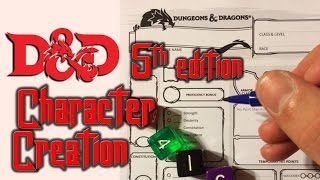 Dungeons amp Dragons 5E  Character Creation for Beginners Fighter [upl. by Trevah]