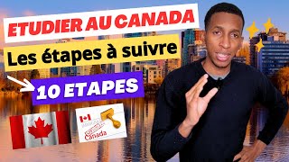 Comment partir au Canada pour les études  étudier au Canada les étapes à suivre [upl. by Anaidni]