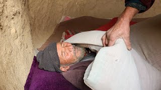 Suprising GrandPa  While He is sleepOld Lovers Living In Afghanistan villages [upl. by Hartill]