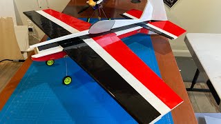 Foam Board RC Profile Sport Plane DIY Build [upl. by Ahsaekal]