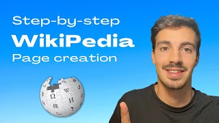 How to Make a WikiPedia Page  Stepbystep Tutorial [upl. by Llemmart]