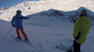 TIGNES LE LAC trolles piste 2018 [upl. by Annahsirhc188]