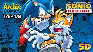 Sonic the Hedgehog Archie Comics 178  179  Sonic VS Tails Dub [upl. by Irina233]