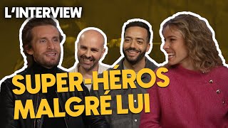 LINTERVIEW  Léquipe de SUPERHÉROS MALGRÉ LUI [upl. by Giaimo]