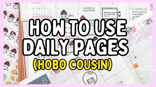 Hobonichi Daily Pages How to Use Them Effectively Use This 5 Sections [upl. by Arela]