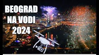 Nova godina 2024 Beograd na vodi vatromet  New Years 2024 Belgrade Waterfornt Fireworks [upl. by Morrissey]