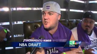 Sacramento Kings fans react to draft pick [upl. by Pega]