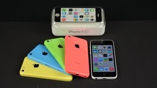 Apple iPhone 5c Unboxing Demo amp Benchmarks [upl. by Kippar]