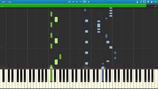 Loituma  Ievan Polkka Piano Tutorial Synthesia v2 [upl. by Colston27]