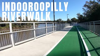 Amazing new cycleway in Brisbane  Indooroopilly Riverwalk [upl. by Puiia]