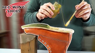 Making Americas most iconic moc toe boot better  Red wing 877 [upl. by Ennayelsel]