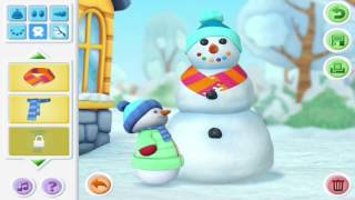 Doc McStuffins  Full Game of Snowman RollUp  Walkthrough  Disney Jr Game in English [upl. by Ynitsed]