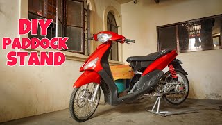 PART 10 PADDOCK STAND FOR MIO RED STREETBIKE JUORNEY [upl. by Ystap]