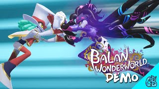 Balan Wonderworld Demo  Balan Bout Balan vs Lance [upl. by Ellehc]