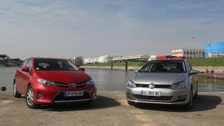 Comparatif Golf vs Auris [upl. by Ettenuj63]