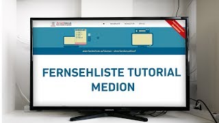 Fernsehliste auf Medion TVs installieren  Tutorial [upl. by Deckert]