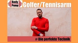 Sehnenscheidenentzündung  Golferarm  Tennisarm  Dehnübung  Behandlung  Armschmerzen [upl. by Edwyna]