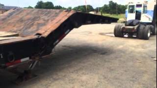 1981 LOAD KING 55 Ton Lowboy For Sale [upl. by Rebm]