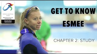 Get to know Esmee  Chapter 2 Study  2020 FISU WUC Speed Skating⛸ Amsterdam [upl. by Bixby232]