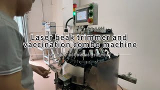 GREAT FARM Laser beak trimmer and vaccination combo machine [upl. by Denbrook]