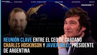 ¿Revolución criptográfica de Argentina Javier Milei se reúne con el fundador de Cardano [upl. by Yralam834]