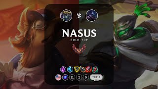 Nasus Top vs Jax  NA Grandmaster Patch 148 [upl. by Arquit743]