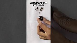 bobbin case repair amp spring change sewing machine viral shorts reels sewing [upl. by Rialb]