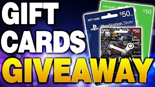 PSN  XBOX  STEAM CARD GIVEAWAY  FREE XBOX GIFT CARD CODES LIVE [upl. by Sesilu]