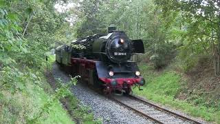 Herbstanfang mit 50 3616 auf der Erzgebirgischen Aussichtsbahn [upl. by Ahcire]