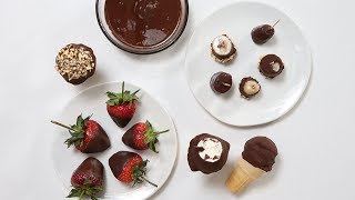 How to Make Chocolate Shell  Sunset [upl. by Annahsit434]