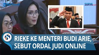 PANAS Rieke Diah Pitaloka ke Menteri Budi Arie soal Judi Online  Jangan Sampai Ada Ordal [upl. by Xylia]