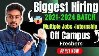 Biggest Hiring  Latest Off Campus Drive For 2024 2023 2022 Batch  Fresher Jobs  Kn Academy [upl. by Riebling]