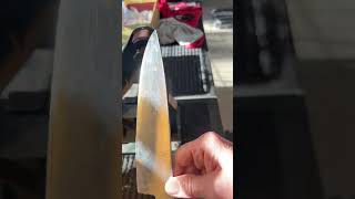 Repair and Sharpening of a Henckels Chef Knife [upl. by Norok]