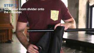 Freestanding Room Divider Kit How To Video DivideAndConquer [upl. by Adnarim226]