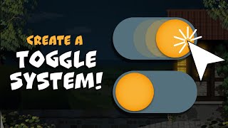 Creating a Toggle Switch System in Unity step by step Toggle Button [upl. by Ehtyaf]