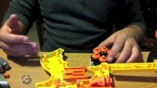 Nerf Maverick Rev6 Mod guide Penny mod AR removal Full Barrel Drop [upl. by Akinnor]