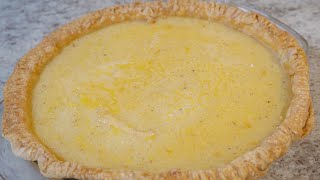 How to Make Homemade Egg Custard Pie [upl. by Corabella312]