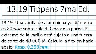 1319 Tippens ¿Cómo calcular la flexión [upl. by Aisyat]