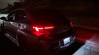 GR Corolla sequential tail light install E210 Prismbeam [upl. by Ibloc]