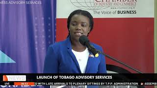 LAUNCH OF TOBAGO ADVISORY SERVICE [upl. by Lontson]