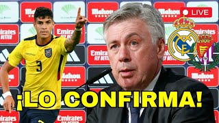 GRAN FICHAJE ANCELOTTI CONFIRMA LA GRAN NOTICIA  HINCAPIE ES DEL REAL MADRID  NOTICIAS DEL MADRID [upl. by Valenka]