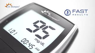 Dr Morepen Blood Glucose Monitor  Fast Results  lifetime warranty by Dr Morepen [upl. by Crelin]