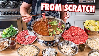 Making Authentic Hot Pot at Home 2 Ways [upl. by Tnert506]