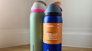 Owala FreeSip Insulated Water Bottle Review [upl. by Delcine]