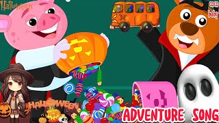 Happy Halloween Song  Halloween Music for Kids  More Nursery Rhymes amp songs [upl. by Cosme]