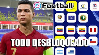 ¡ASÍ SE VE eFOOTBALL V10 CON TODOS LOS EQUIPOS Y SELECCIONES DESBLOQUEADOS ¡ES BRUTAL ESTE MOD [upl. by Aztilay457]